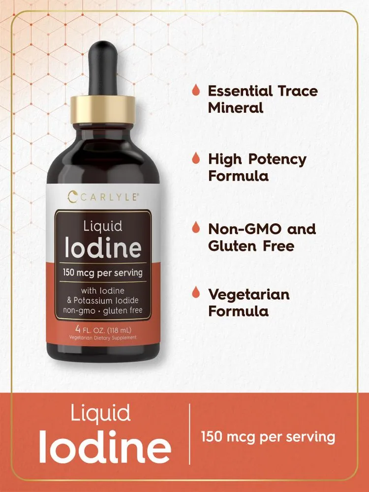 Iodine 150mcg | 4oz Liquid Drops