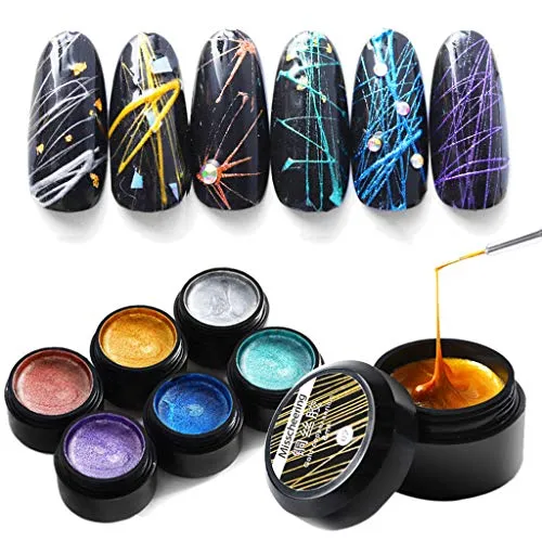 Jaromepowe 4PCS Chameleon Dip Powder Nail Art Mirror Effect Nail Art Flakes Decor DIY Nail Dust Tip Manicure Nail Sticker for Women Face,Nail,Eye Art, Cards