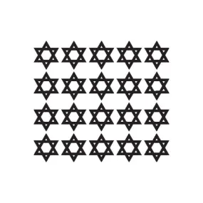 Jewish DC006 Fingernail Art Sticker - Vinyl Finger Nail Decals