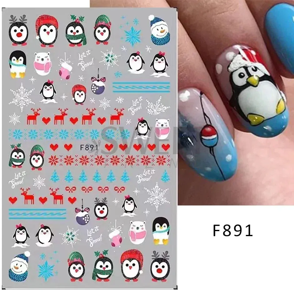 Joskaa 3D Halloween Ghost Skull Nail Art Stickers Cute Pumpkin Spider Web Design Adhesive Cartoon Nail Decals Sliders Decor Manicure