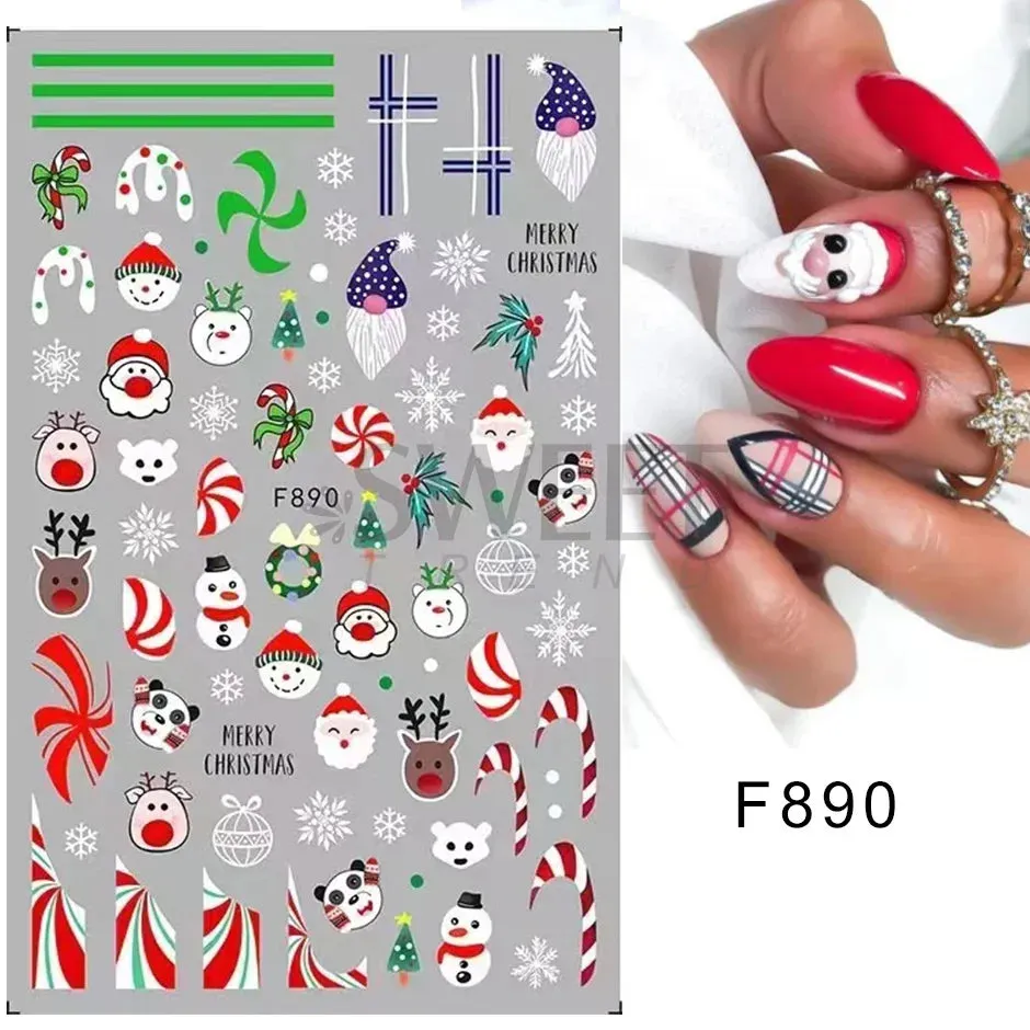 Joskaa 3D Halloween Ghost Skull Nail Art Stickers Cute Pumpkin Spider Web Design Adhesive Cartoon Nail Decals Sliders Decor Manicure