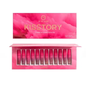 Kisstory 12 Mini Lip Stains & Gloss