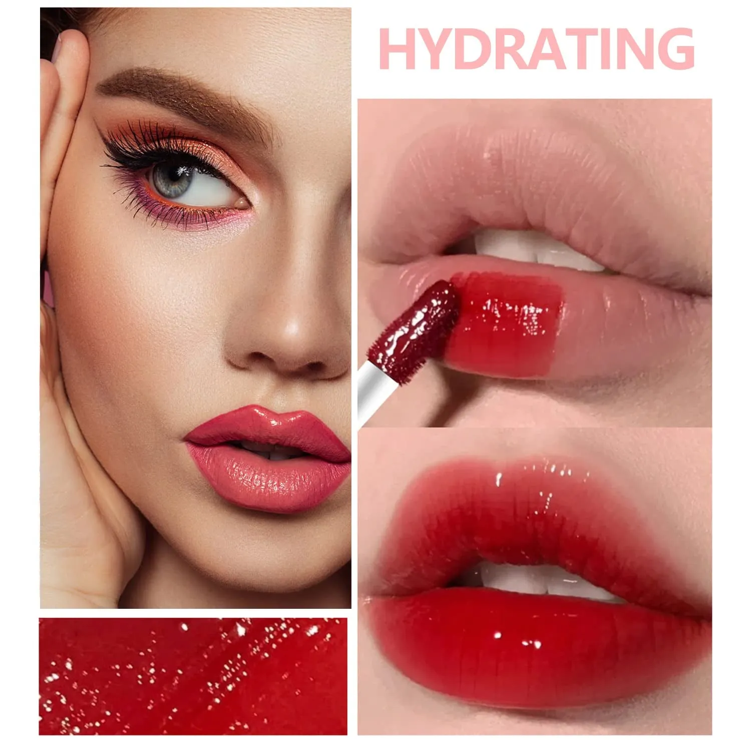 Korean Multi-Use Lip & Cheek Tint Set - 6 Vibrant, Moisturizing, Long-Lasting Colors