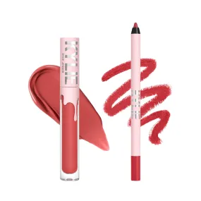 Kylie Cosmetics Matt Lip Kit Comfortable   8-Hour Wear (Victoria)
