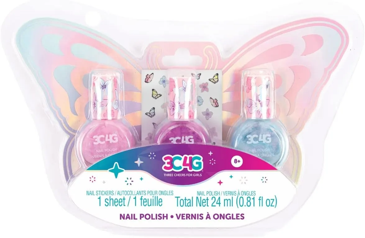 Make it Real Butterfly Nail Polish Trio