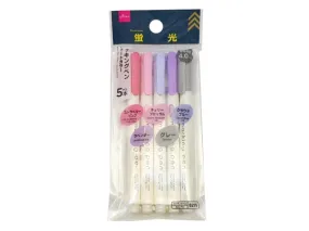 Marker Pen -5 pcs. - Sweet Colors -
