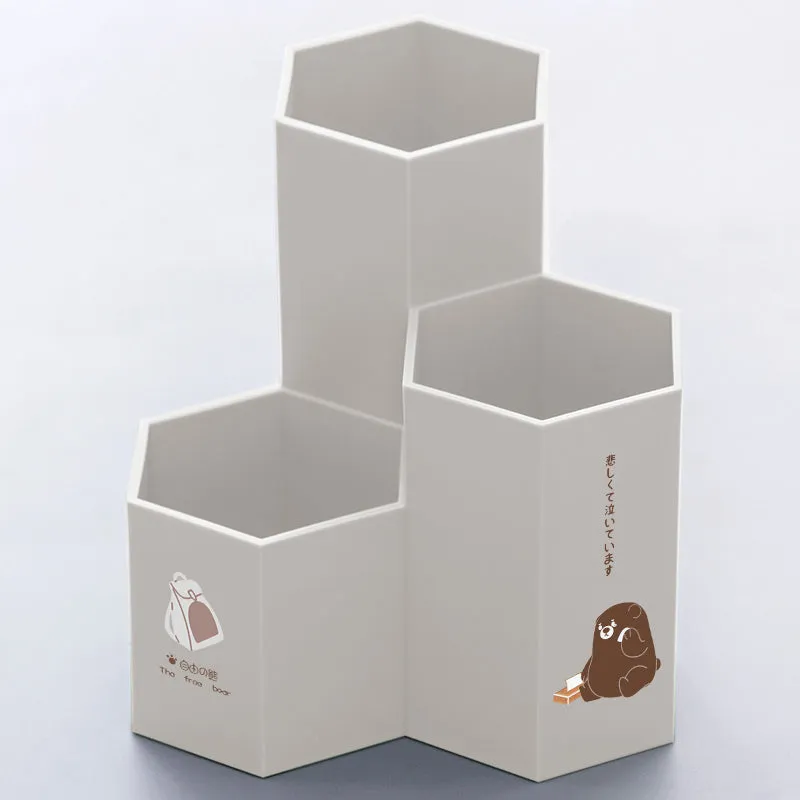 Multifunctional makeup brush pen bucket