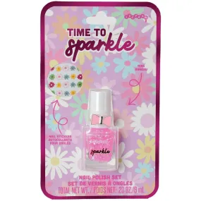 Nail Polish | Time to Sparkle Nail Polish & Ring Set | IScream