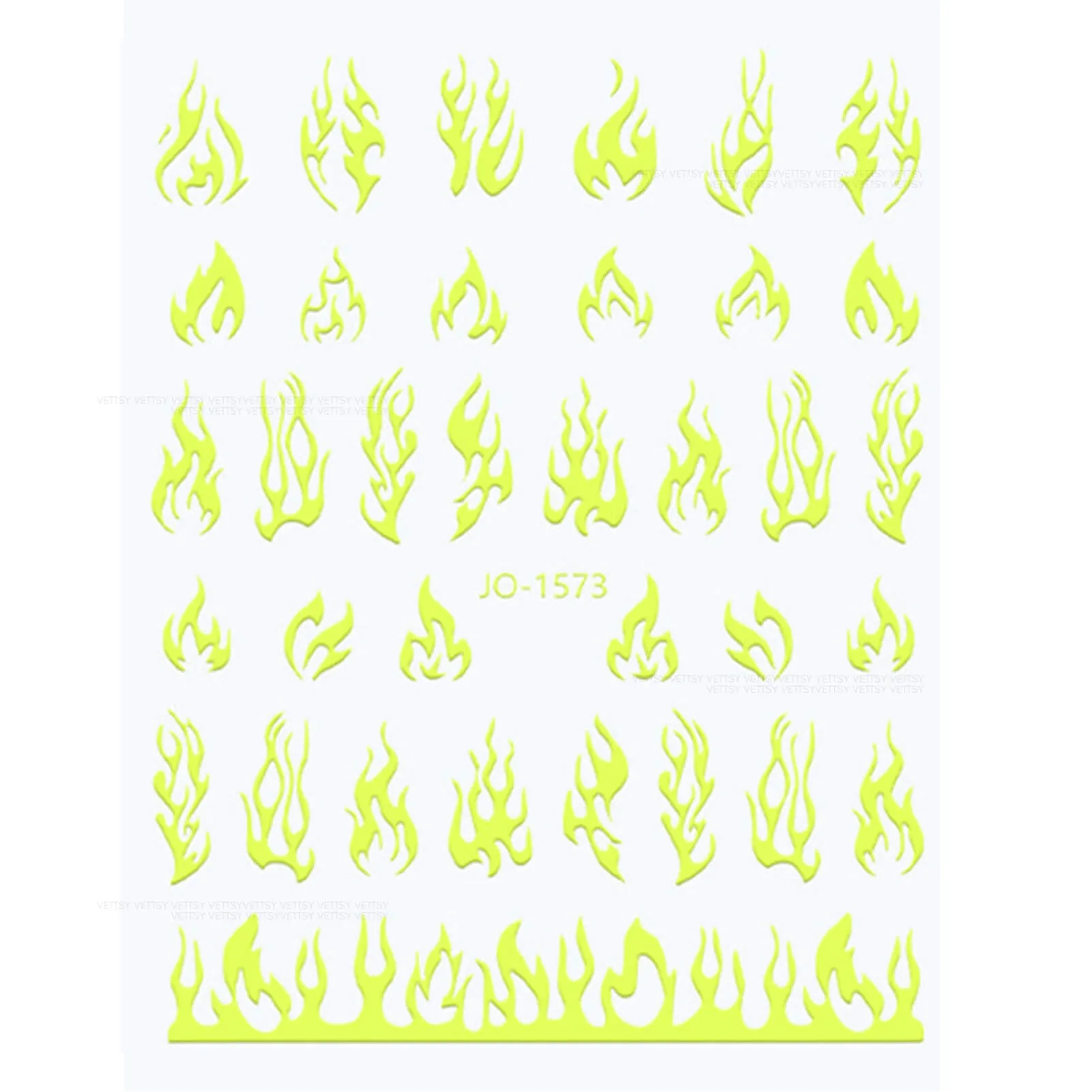 Nail Stickers-Bonfire