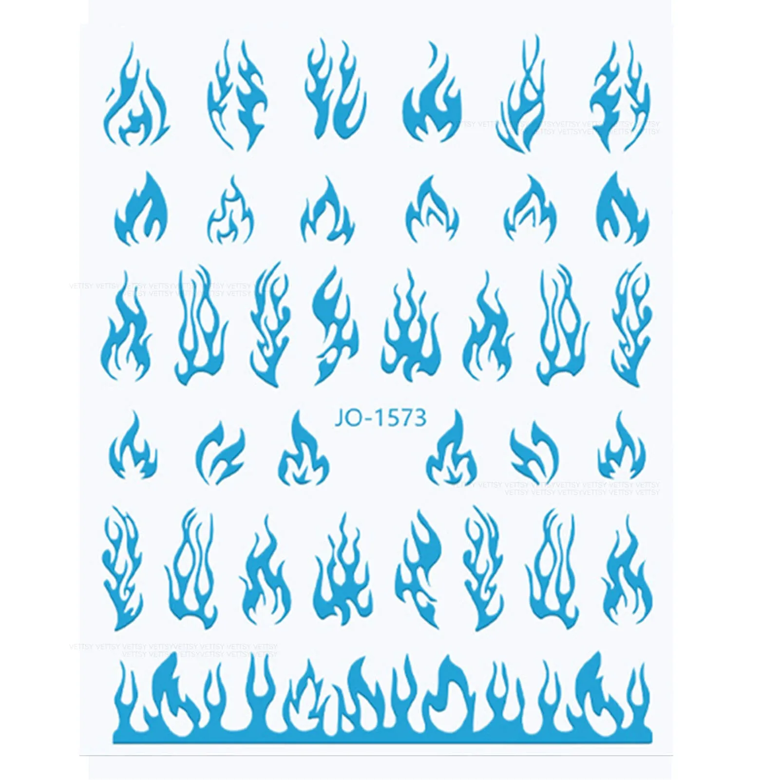 Nail Stickers-Bonfire