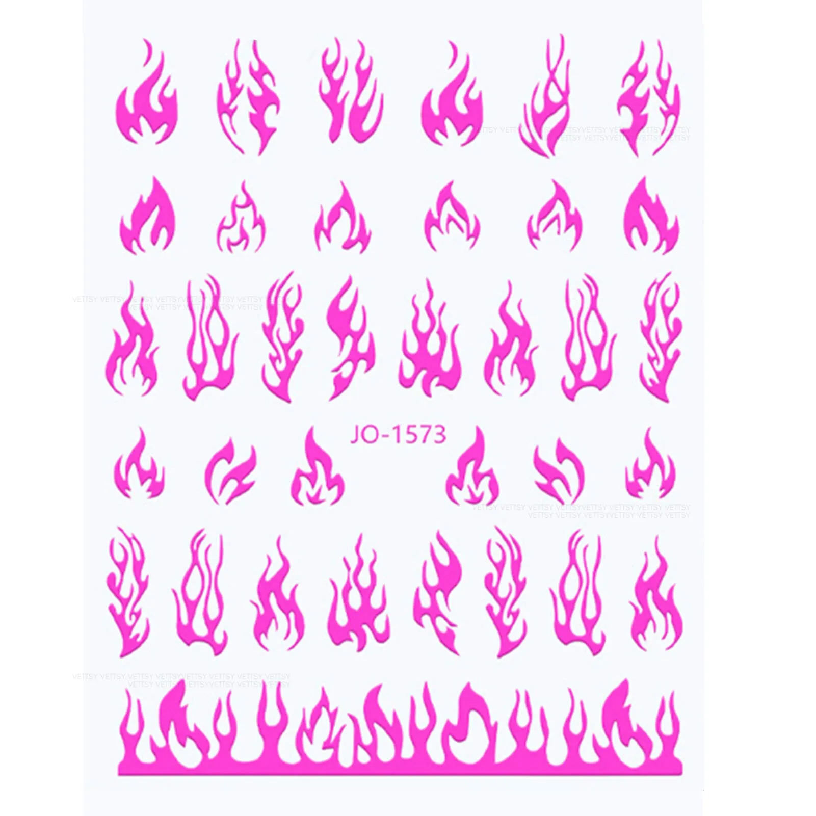 Nail Stickers-Bonfire