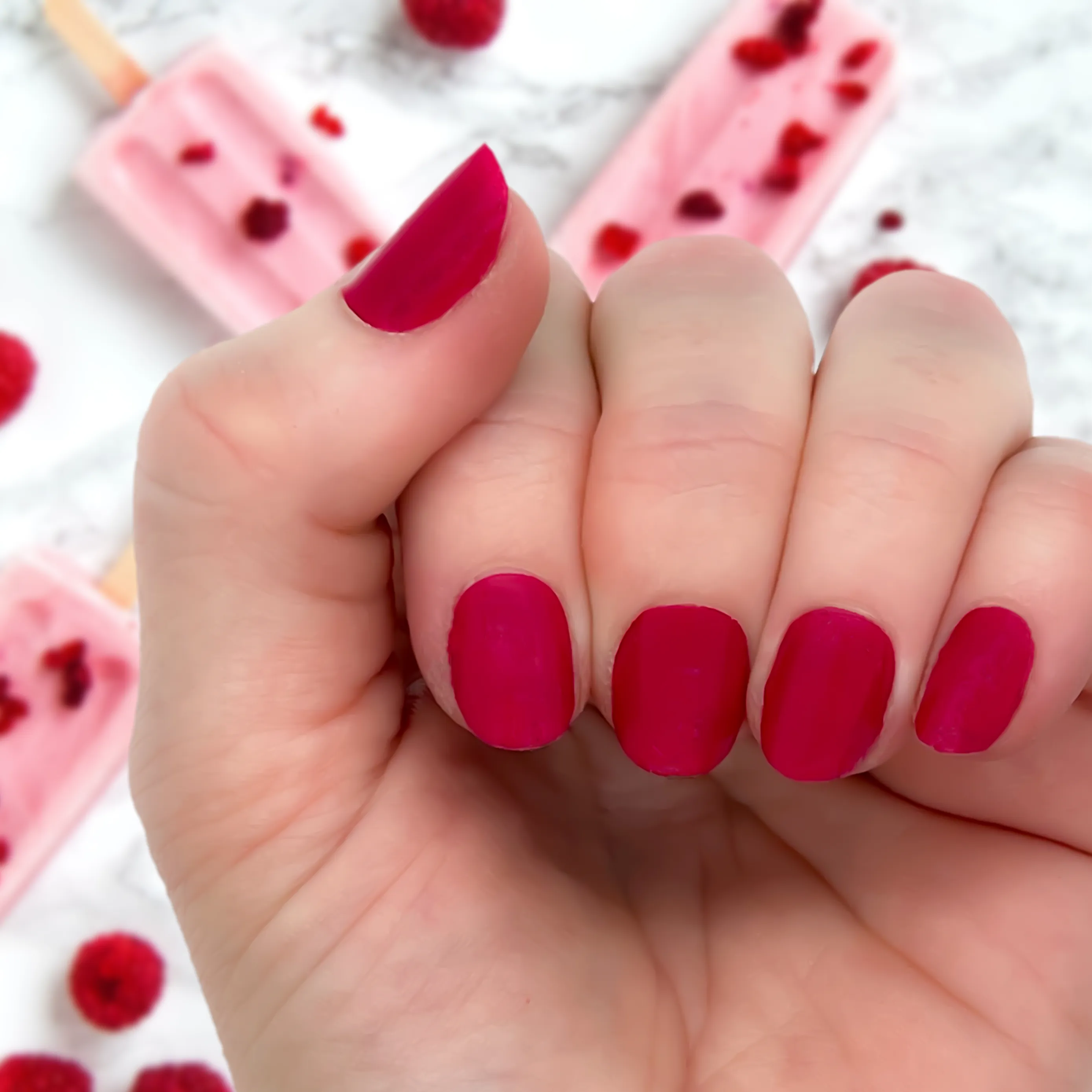 Nail Wrap - Raspberry Sorbet