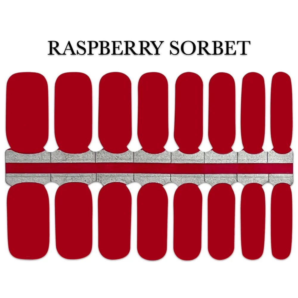 Nail Wrap - Raspberry Sorbet