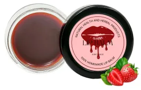 Natural Health and Herbal products Exotic Strawberry Quench Lip Balm: Taste the Tropics on Your Lips Moisturization 12 Hrs Miniaturization, Long Lasting, Romantic, Kissable, Smooth Enriched, Care- 8g