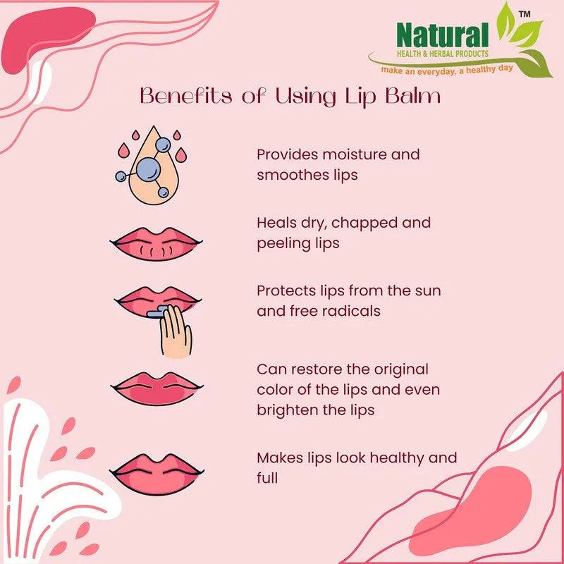 Natural Health and Herbal products Fruit-Infused Lip Care: Chocolate Flavor Brown Tinted Bright Lips Long Lasting Soft Lips | 12 Hrs Miniaturization | Long Lasting | Romantic Lips | Kissable Lips- 8g