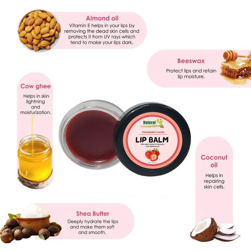 Natural Health and Herbal products Maroon Tinted Splash Strawberry Lip Balm: Hydrate and Beautify Your Bright Lips 12 Hrs Miniaturization, Long Lasting, Romantic, Kissable, Smooth Enriched, Care- 8g