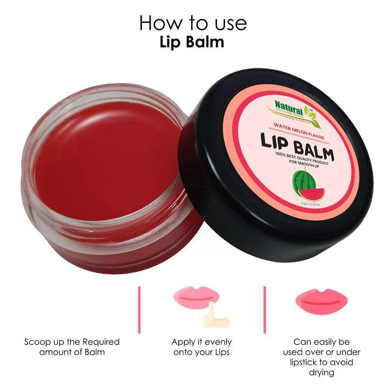 Natural Health and Herbal products Revitalize with Water-Melon Flavour: Red Tinted Lip Balm for Gorgeous Lips 12 Hrs Miniaturization, Long Lasting, Romantic, Kissable, Smooth Enriched, Lip Care- 8g