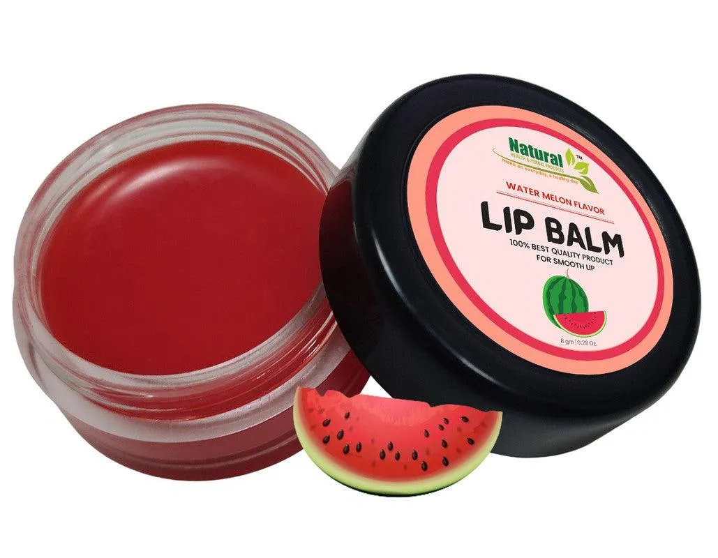 Natural Health and Herbal products Revitalize with Water-Melon Flavour: Red Tinted Lip Balm for Gorgeous Lips 12 Hrs Miniaturization, Long Lasting, Romantic, Kissable, Smooth Enriched, Lip Care- 8g