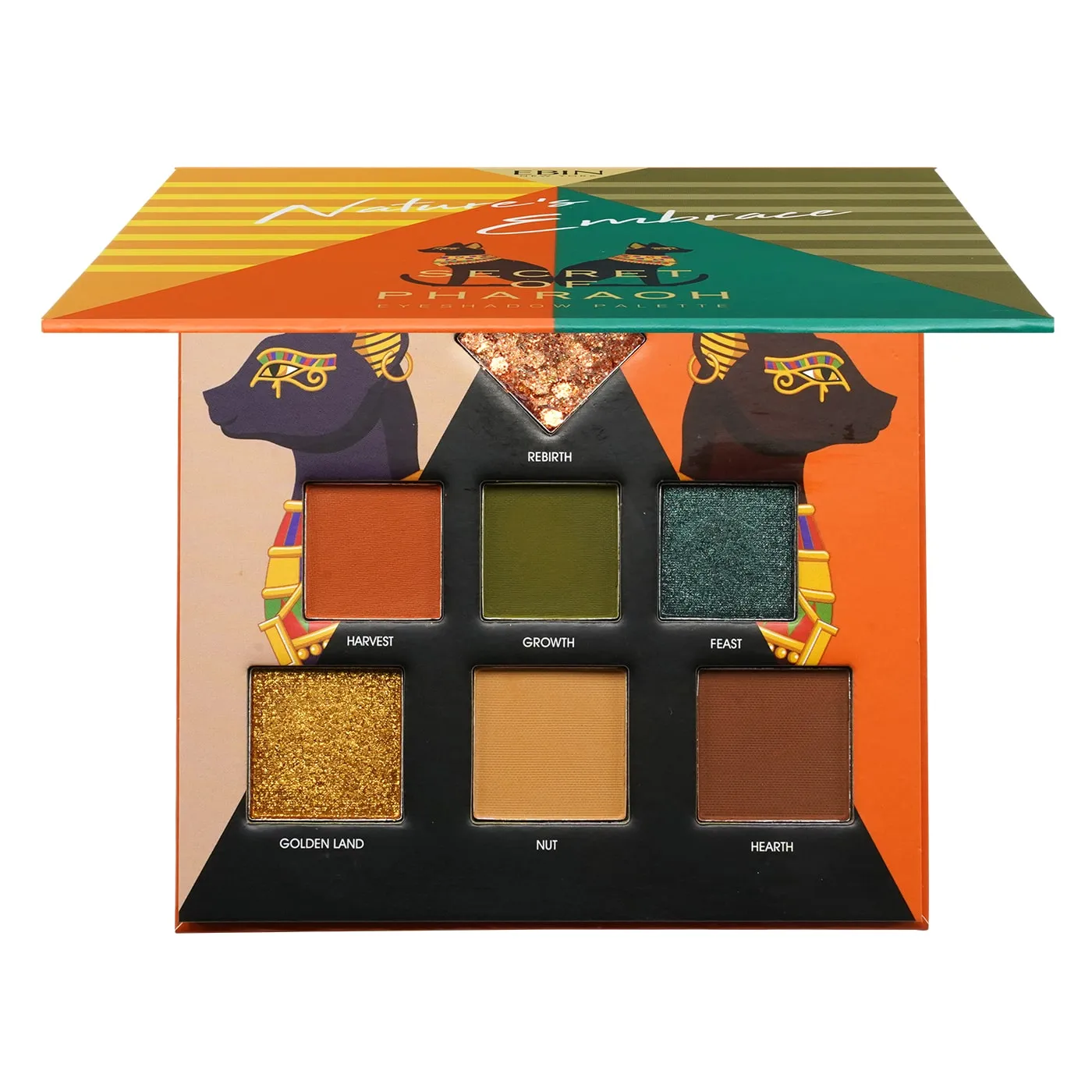 NATURE'S EMBRACE - SECRET OF PHARAOH 7 SHADES EYESHADOW PALETTE