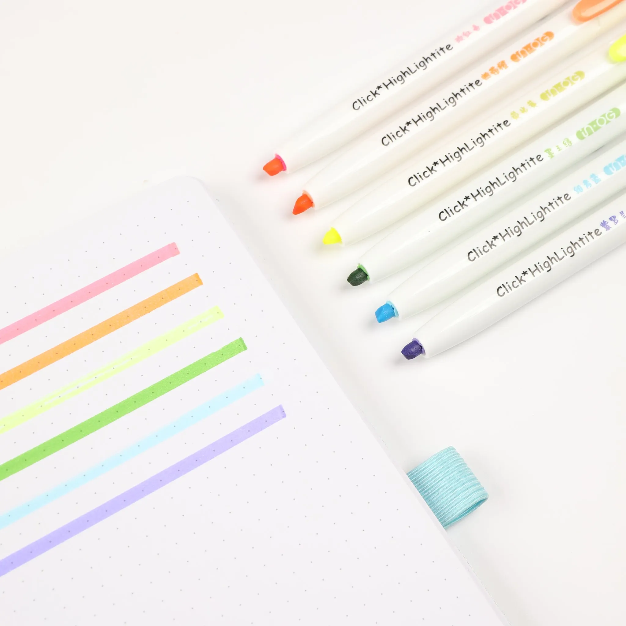 Neon Marker - 6 Color Set
