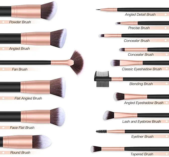New in package! BESTOPE Makeup Brushes 16 PCs Complete Makeup Brush Set!