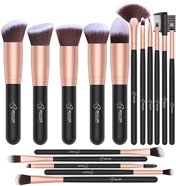 New in package! BESTOPE Makeup Brushes 16 PCs Complete Makeup Brush Set!