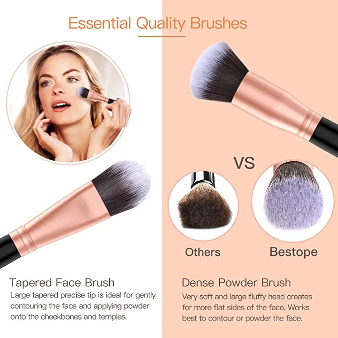 New in package! BESTOPE Makeup Brushes 16 PCs Complete Makeup Brush Set!