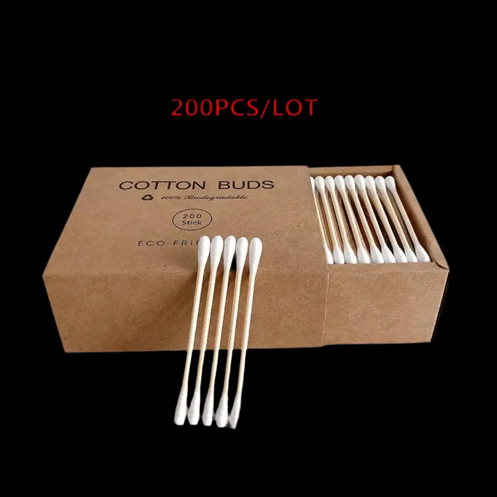 New Style Double Head Bamboo Cotton Swabs