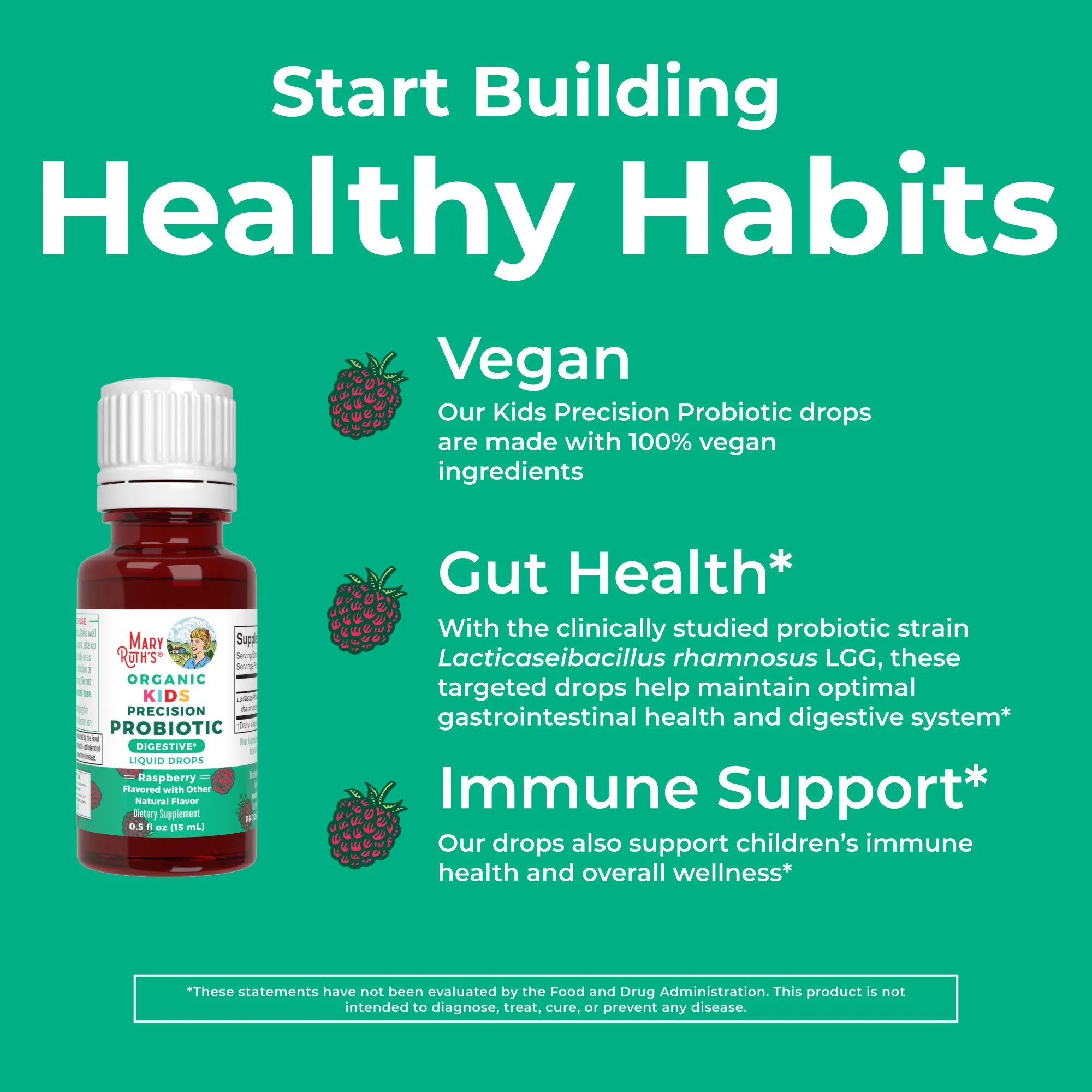 Organic Kids Precision Probiotic Digestive Liquid Drops