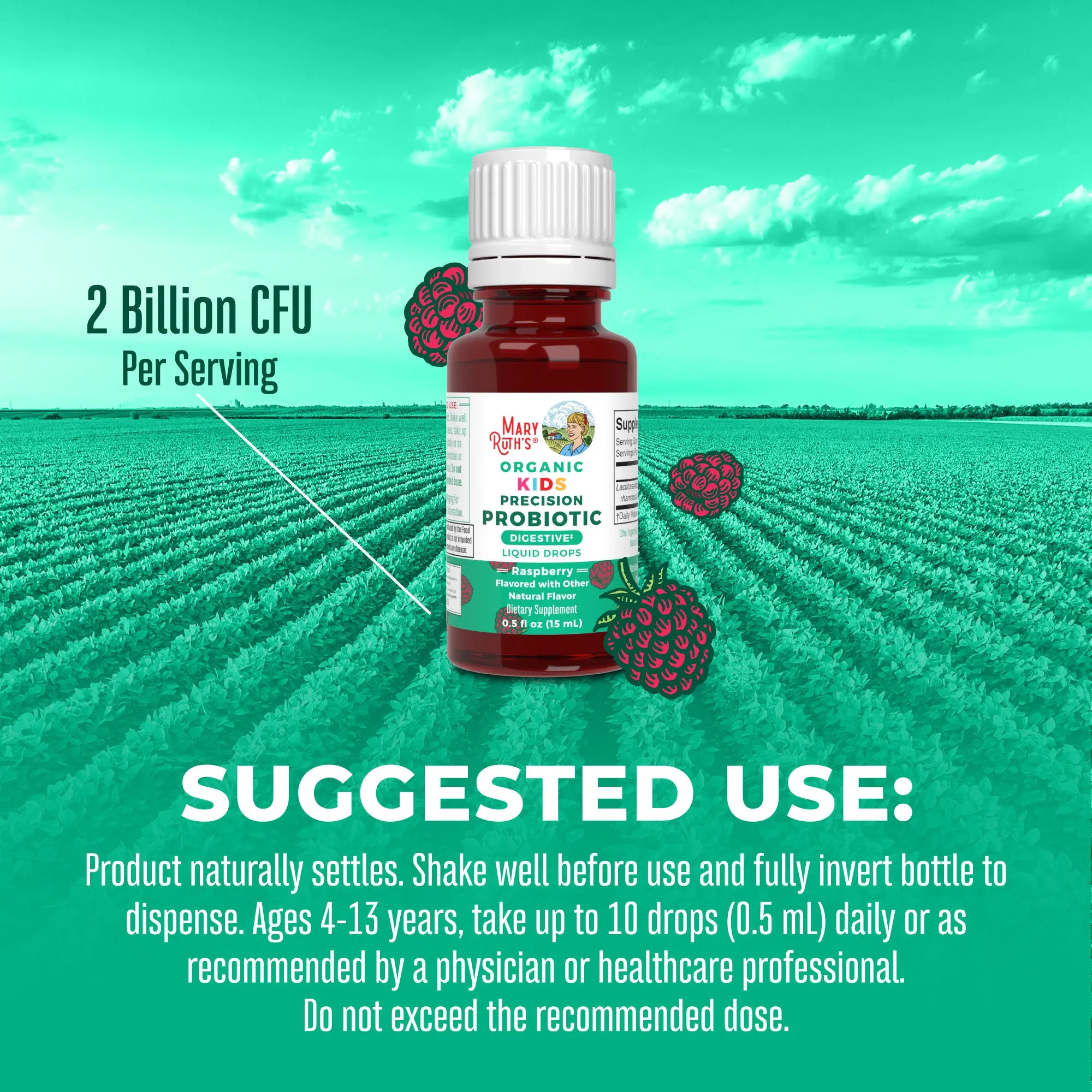Organic Kids Precision Probiotic Digestive Liquid Drops