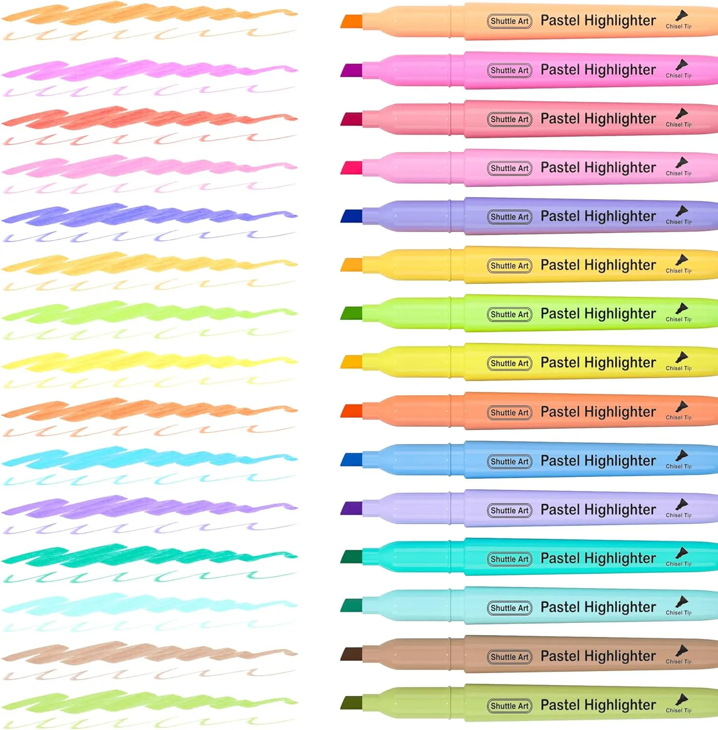 Pastel Highlighter - Set of 15