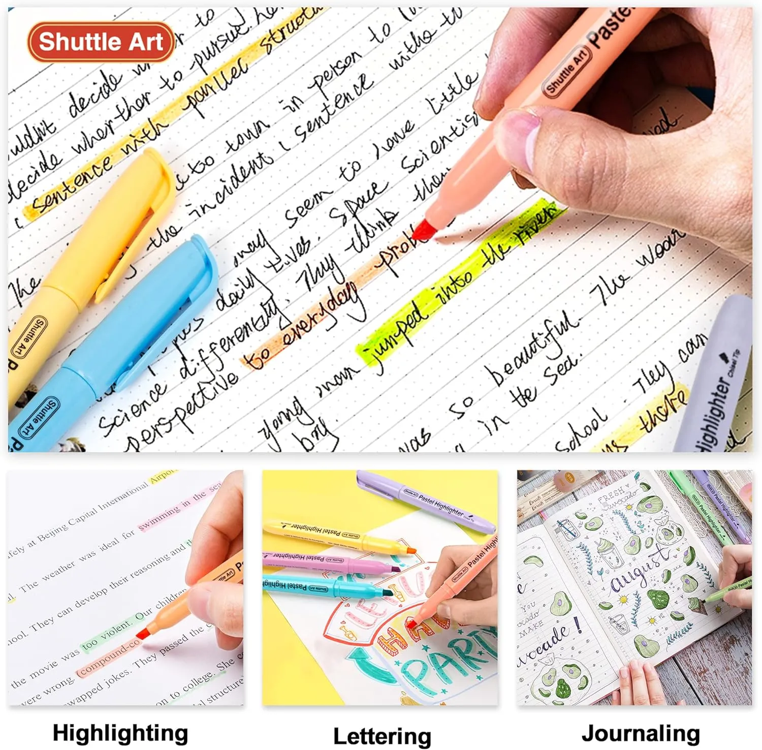 Pastel Highlighter - Set of 15