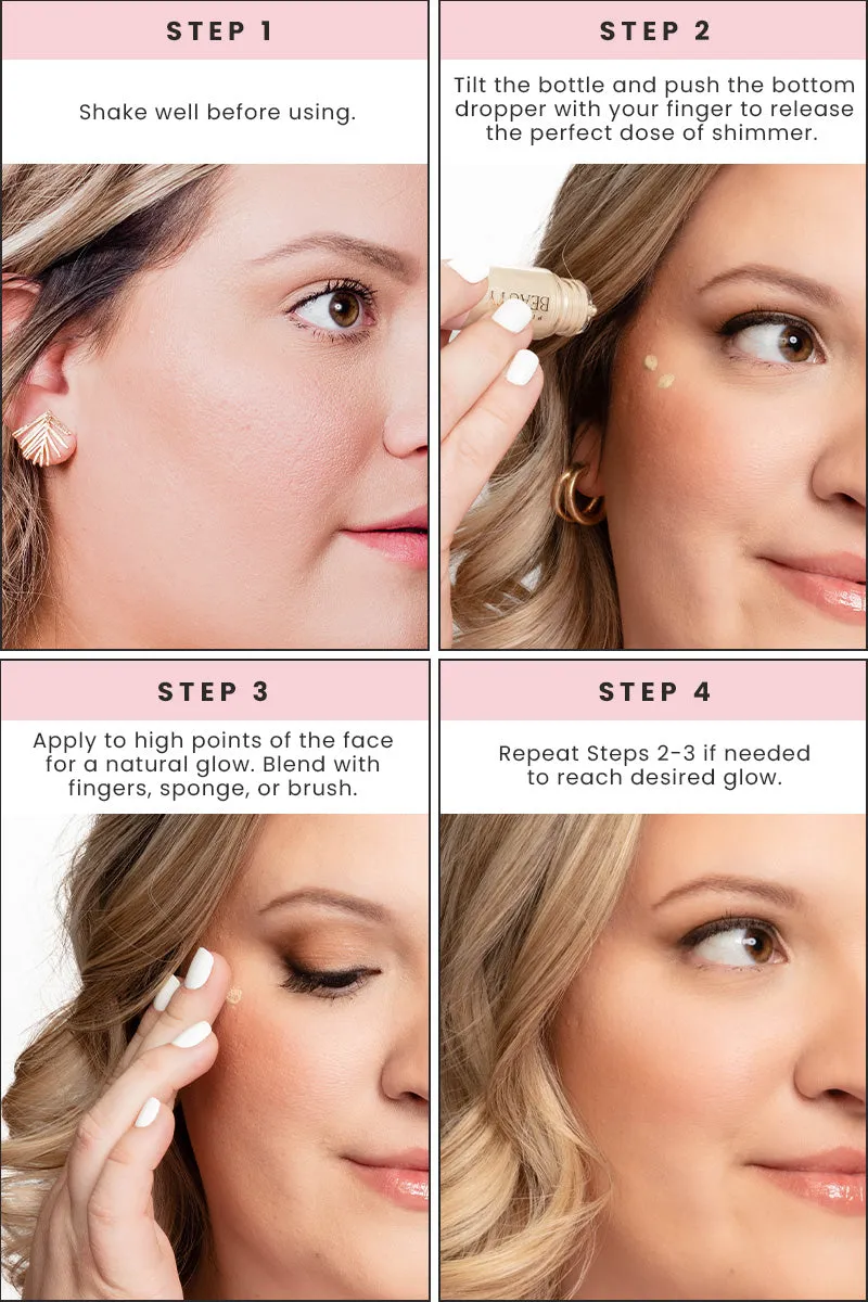Pink Lily Beauty Radiant Bloom Highlighting Drops
