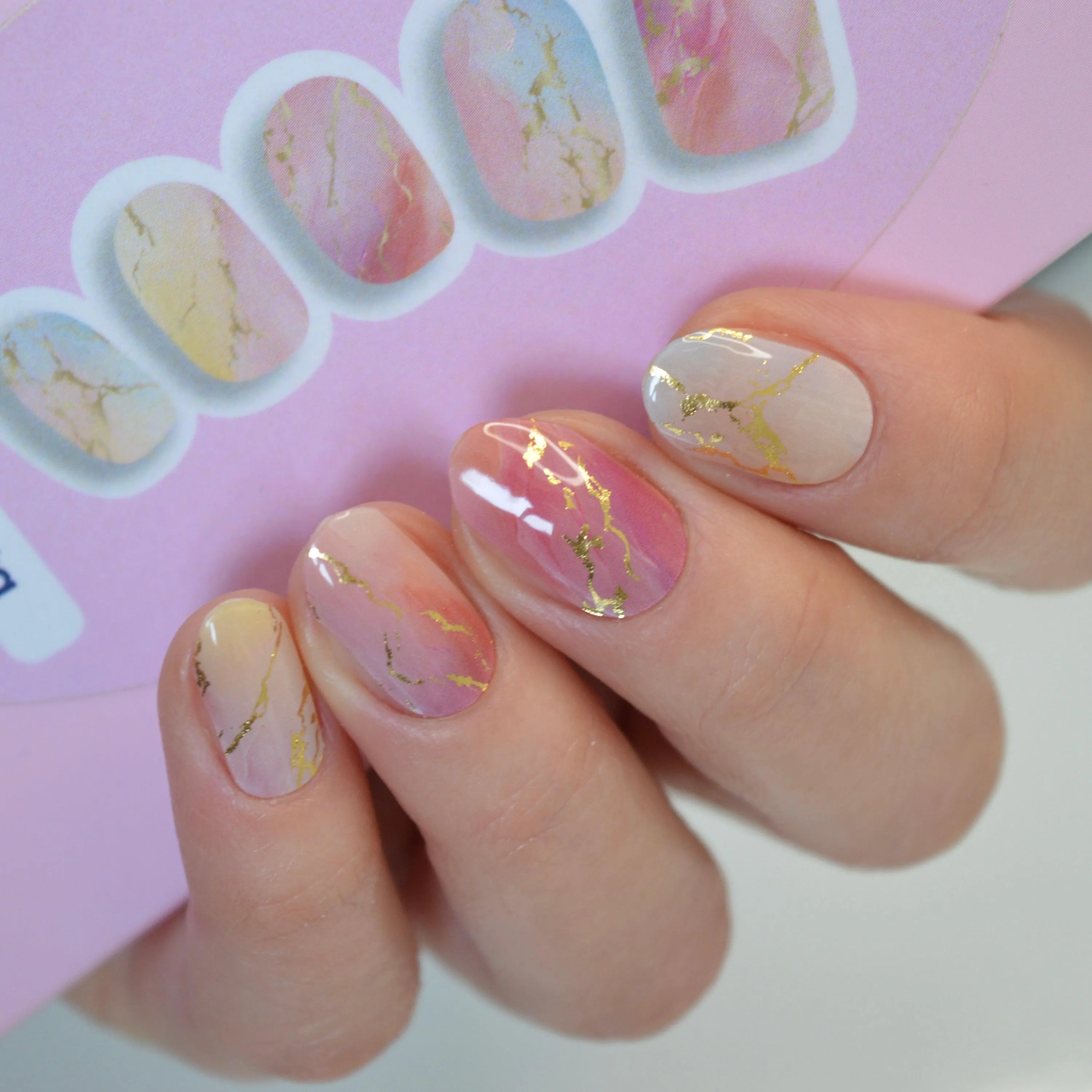 PREORDER 7/2 DISPATCH Calacatta | Super Jellies DIY Hard Semi Cured Gel Nail Wraps