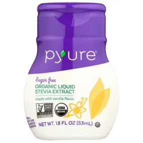 Pyure - Organic Liquid Stevia Sweetener Vanilla - 1.8floz