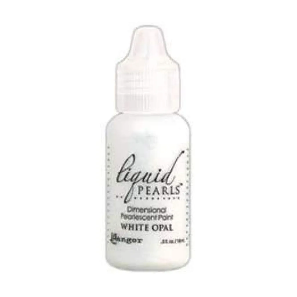 Ranger Liquid Pearls Paint - .5oz Bottle - White Opal