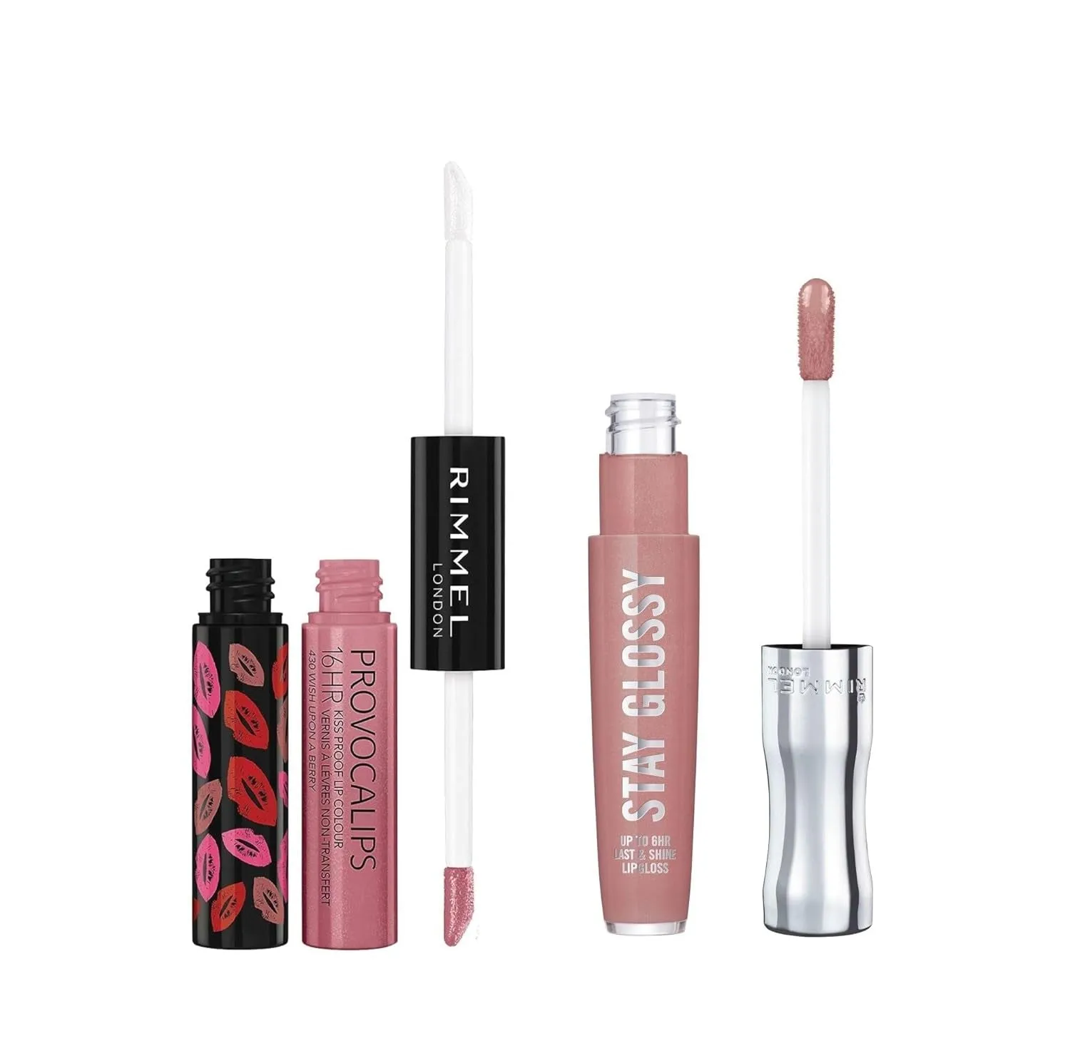 Rimmel London Provocalips 16HR Long-Wear Kiss-Proof Liquid Lipstick - 005 Just Teasing, .14 Fl.Oz.