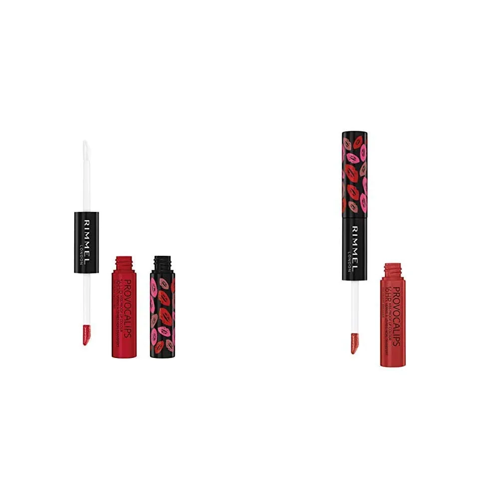 Rimmel London Provocalips 16HR Long-Wear Kiss-Proof Liquid Lipstick - 005 Just Teasing, .14 Fl.Oz.