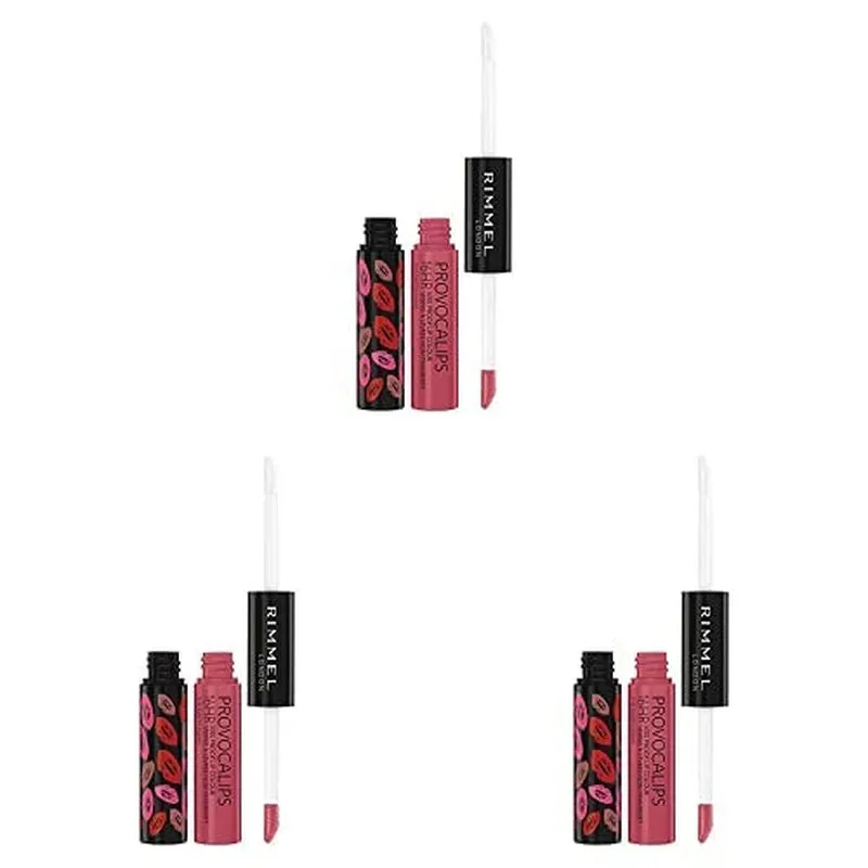 Rimmel London Provocalips 16HR Long-Wear Kiss-Proof Liquid Lipstick - 005 Just Teasing, .14 Fl.Oz.