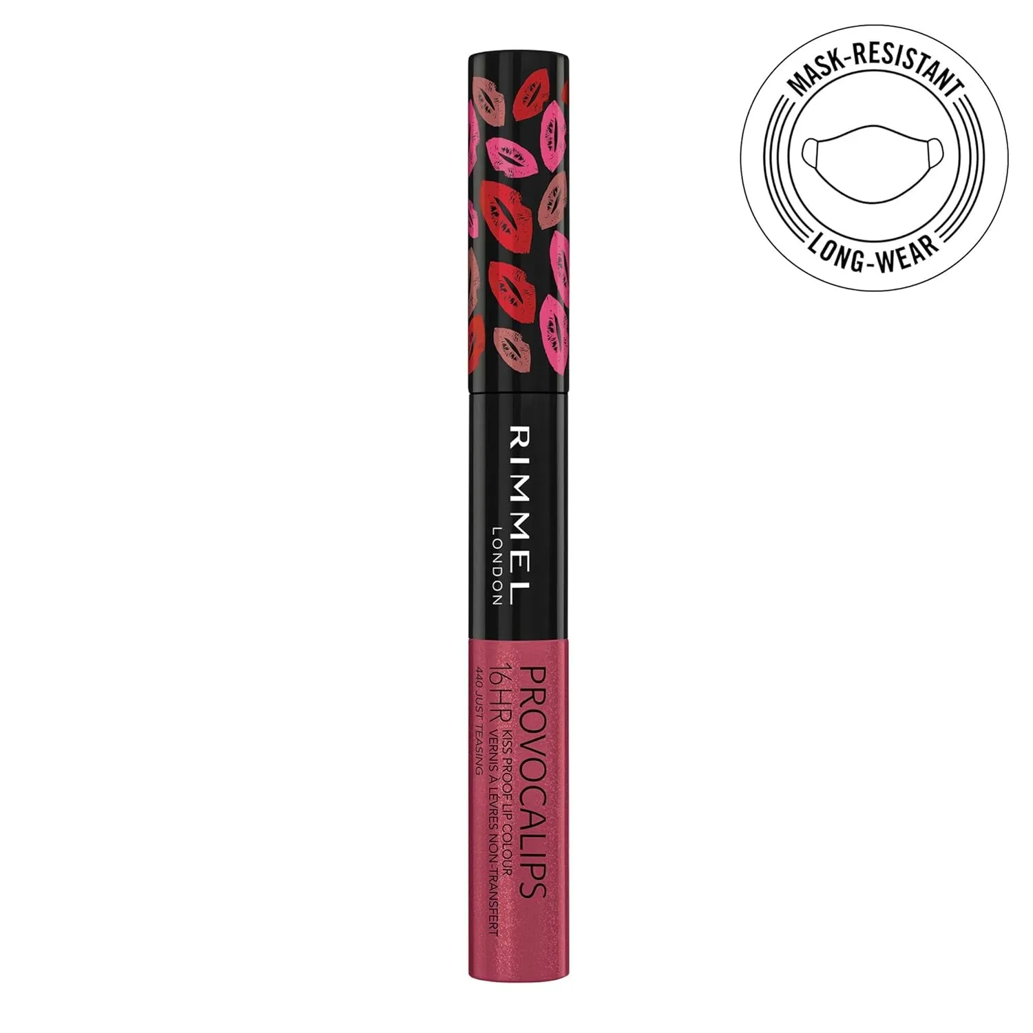 Rimmel London Provocalips 16HR Long-Wear Kiss-Proof Liquid Lipstick - 005 Just Teasing, .14 Fl.Oz.