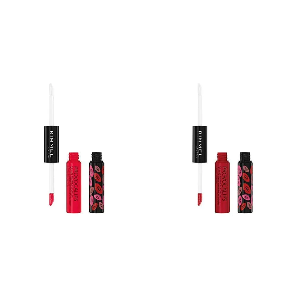 Rimmel London Provocalips 16HR Long-Wear Kiss-Proof Liquid Lipstick - 005 Just Teasing, .14 Fl.Oz.