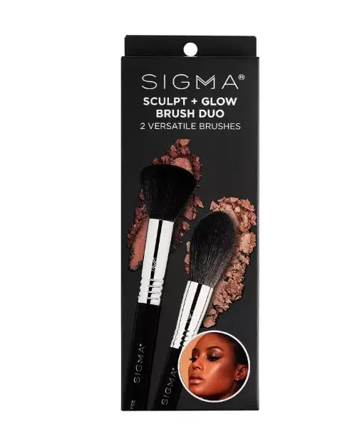 Sigma Beauty Sculpt   Glow Brush Duo