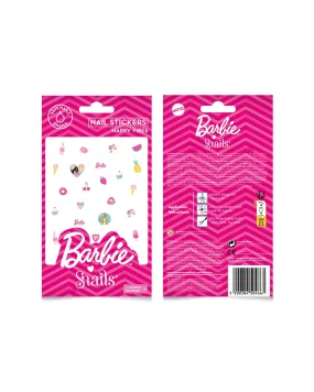 Snails Barbie Nail Sticker Happy Vibes