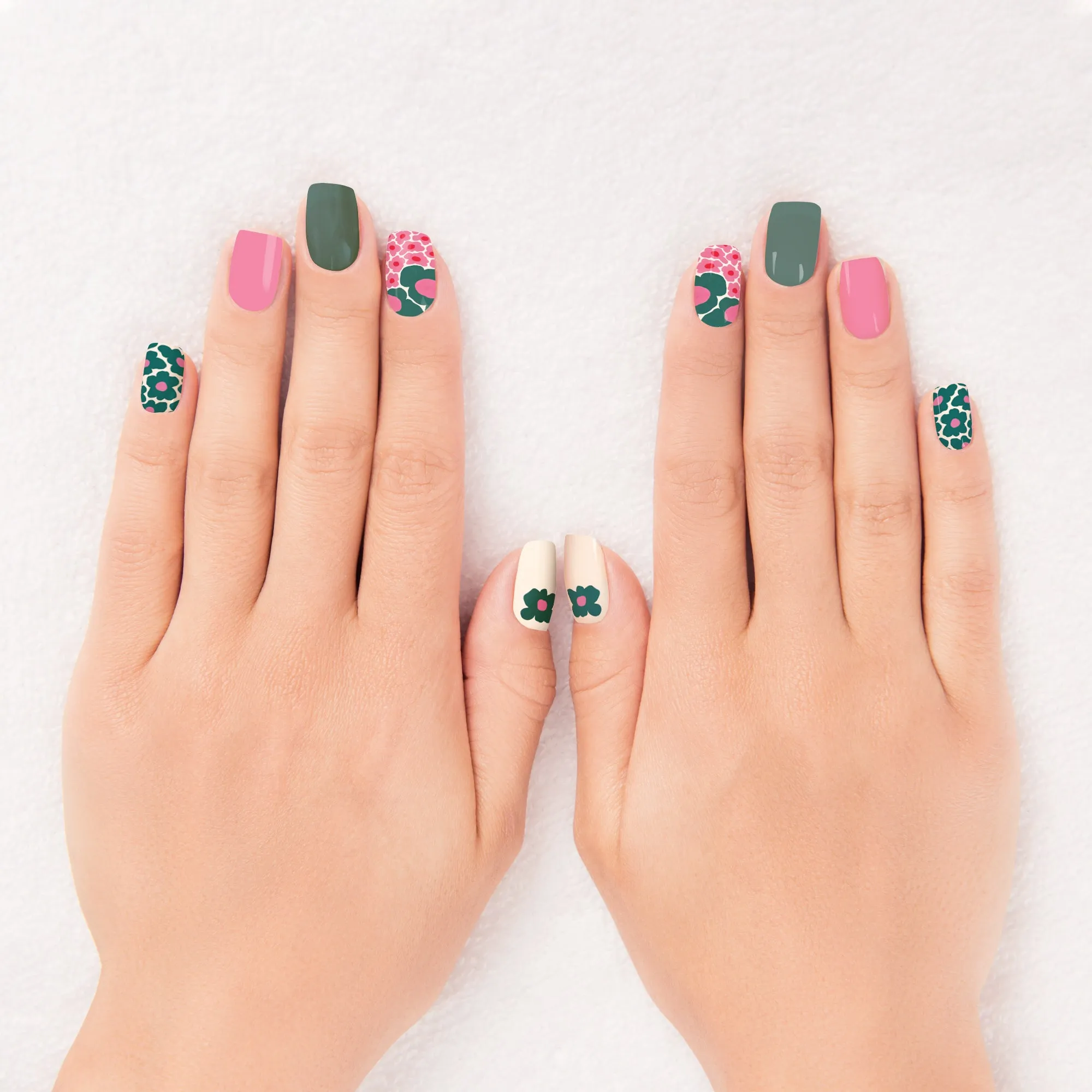 Tipsy Flowers Mani Nail Wrap Kit