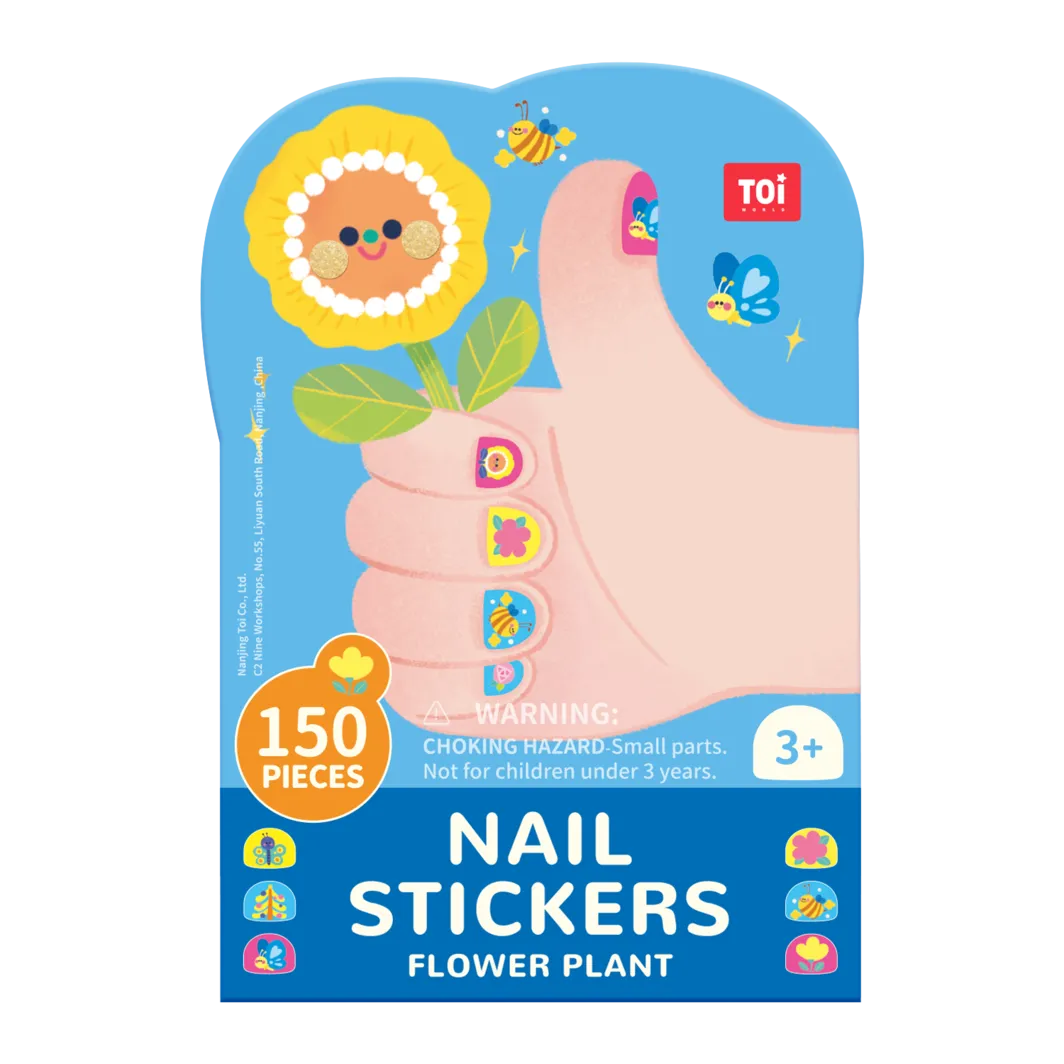 TOi Nail Sticker - Flower Plant