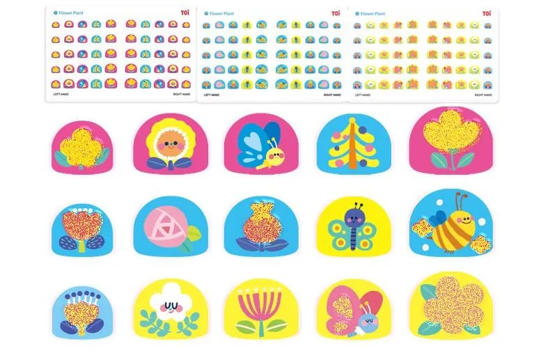 TOi Nail Sticker - Flower Plant