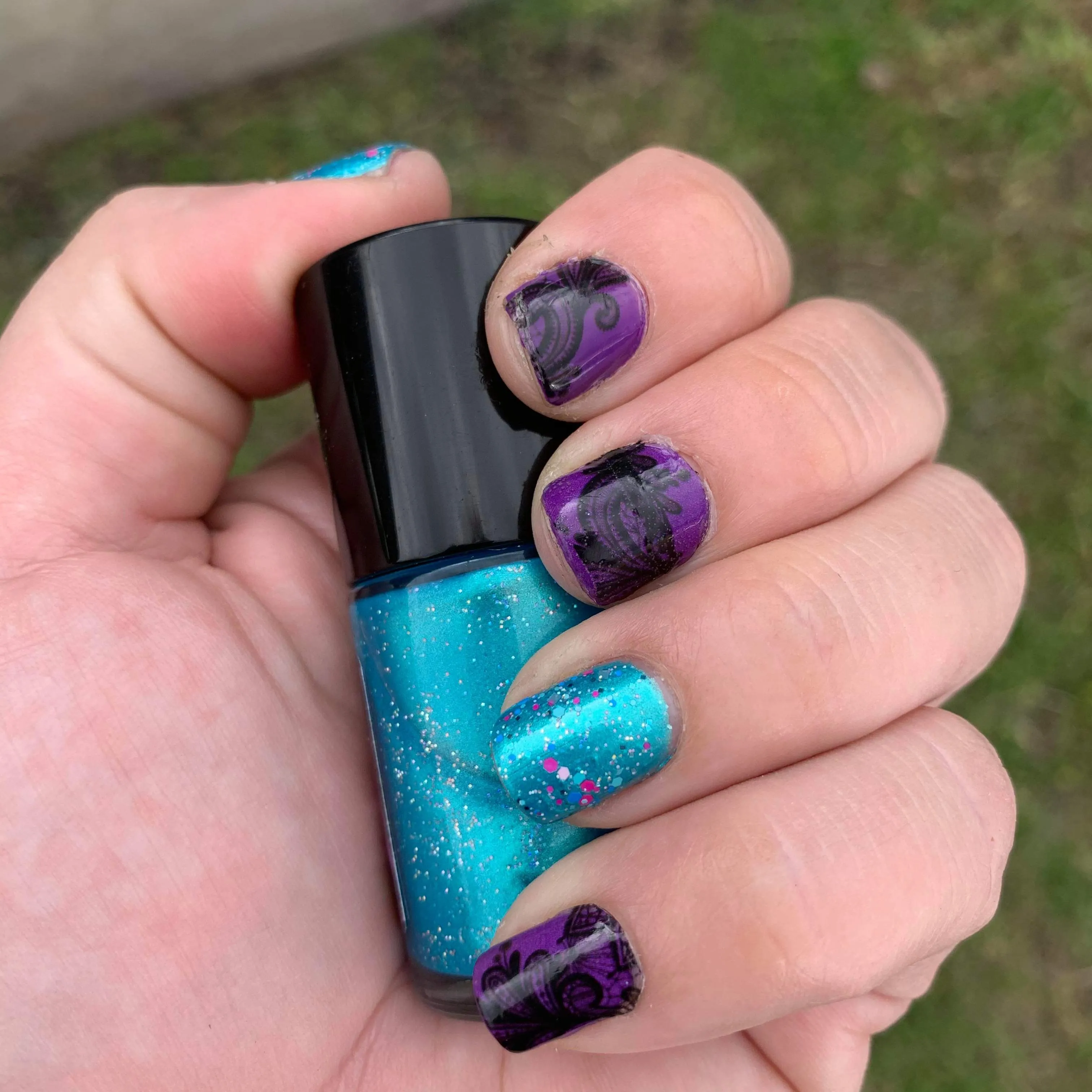 Transparent Lace Nail Wraps