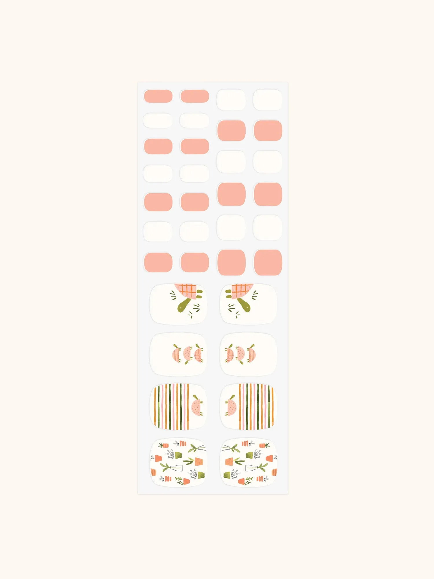 Turtle Garden Pedi Nail Wrap Kit
