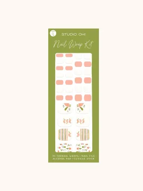 Turtle Garden Pedi Nail Wrap Kit