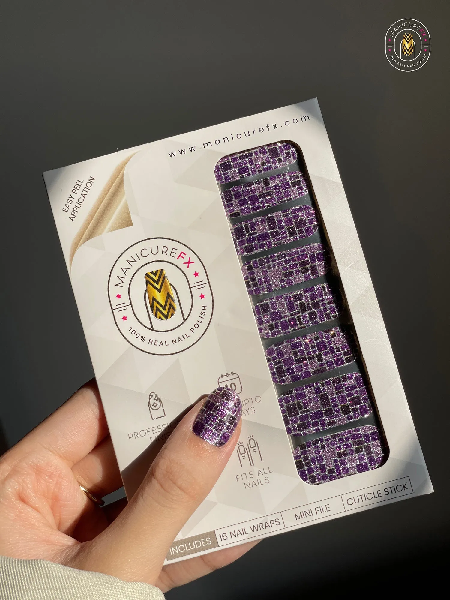 Violet Square - Nail Wraps (Standard)